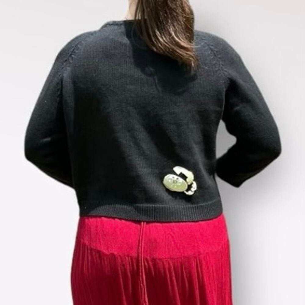 Michael Simon Vintage‎ 3/4 Sleeve Telephone Cardigan Size S - Picture 5 of 8